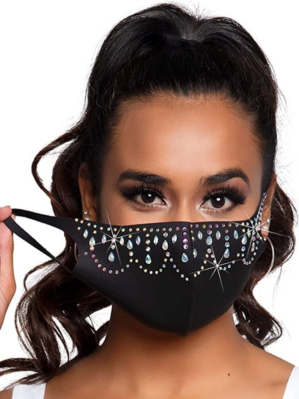 Leg Avenue Rhinestone Face Mask