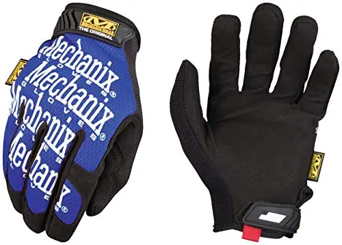 Mechanix Wear Original work gloves showing flexible fit and touchscreen fingertips