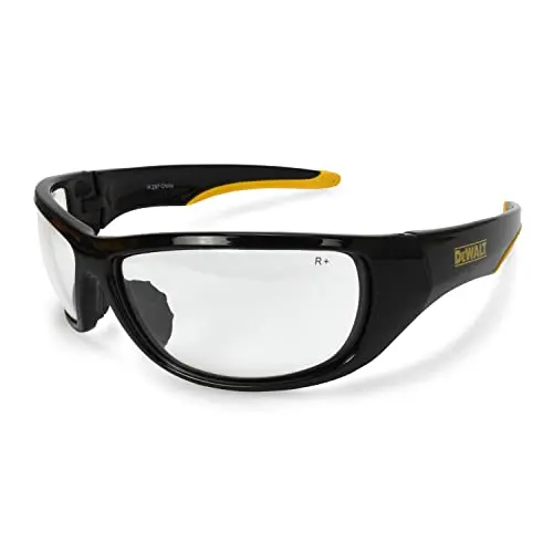DEWALT Dominator safety glasses with wide-frame design