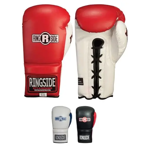 Ringside Lace IMF Tech Boxing Gloves in red
