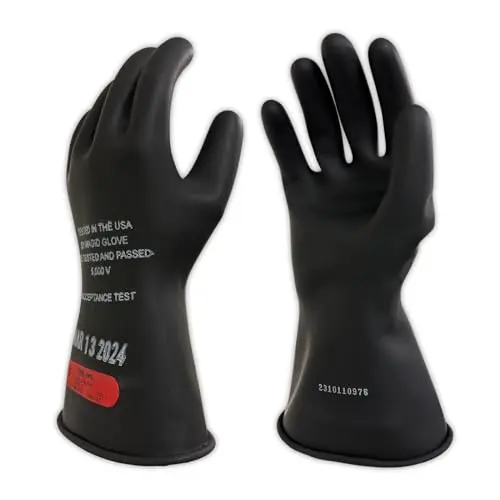 MAGID insulating electrical gloves with 11-inch cuff for lineman work