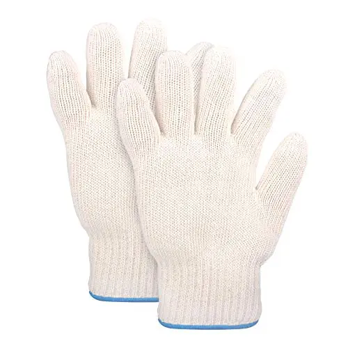 MARKETTY white heat resistant oven gloves with full finger design