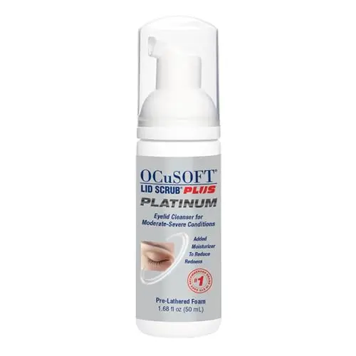 OCuSOFT Lid Scrub PLUS Platinum foaming eyelid cleanser
