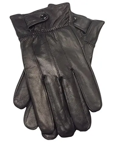 REED genuine leather driving gloves with roomy wrist fit and insulation