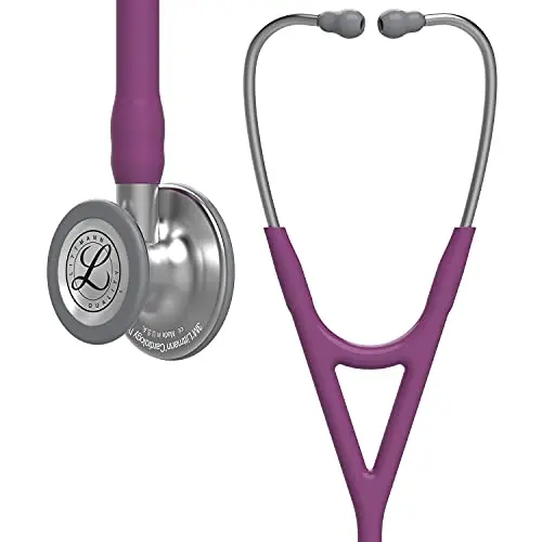 Littmann Cardiology IV stethoscope with plum tube and stainless steel chestpiece