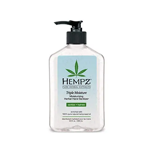 Hempz Fresh Citrus triple moisturizing hand sanitizer bottle