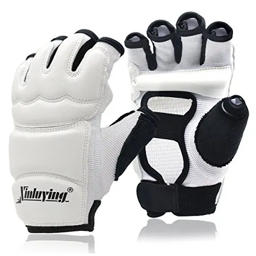Xinluying fingerless sparring gloves with breathable mesh design