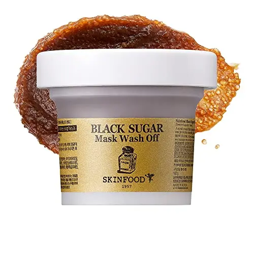Skinfood Black Sugar Mask Wash Off Exfoliator for smooth skin
