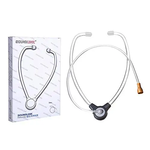SOUNDLINK hearing aid testing stethoscope in blue with couple attachment