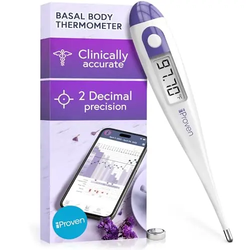 iProven basal body thermometer with digital display