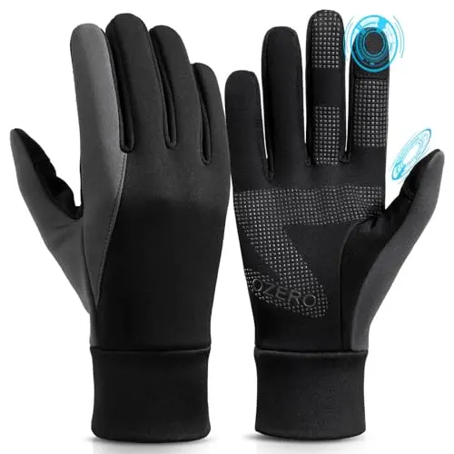 OZERO winter touchscreen gloves for hiking and outdoor sports