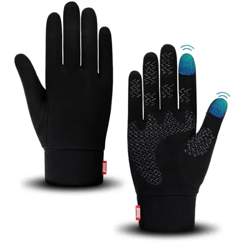 Aegend Lightweight Winter Gloves with touchscreen fingertips