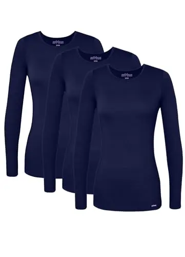 Sivvan 3-pack underscrub tees in solid colors