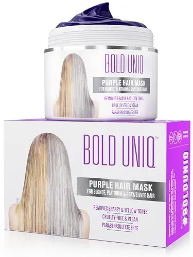 BOLD UNIQ Purple Hair Mask with natural oils