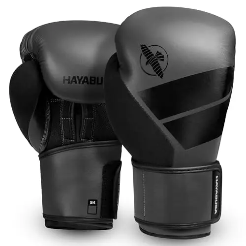 Hayabusa S4 Boxing Gloves in charcoal gray