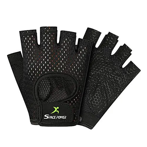 spacepower lightweight workout gloves for weight lifting