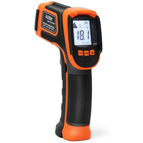 Kizen LP300 orange infrared thermometer gun