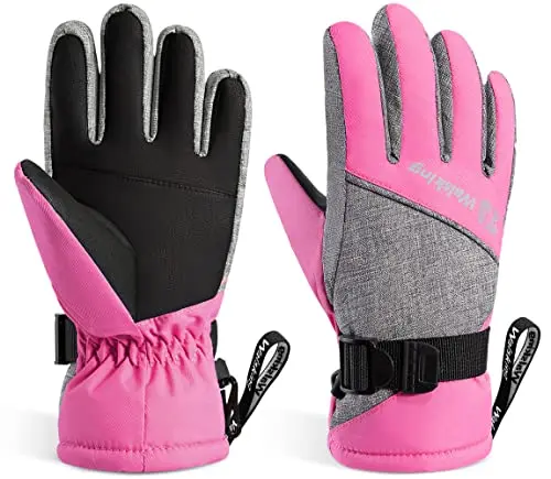 WALSKING youth winter gloves with 3M Thinsulate insulation
