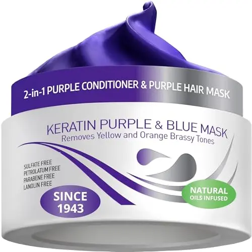 VITAMINS hair cosmetics Keratin Purple Hair Mask