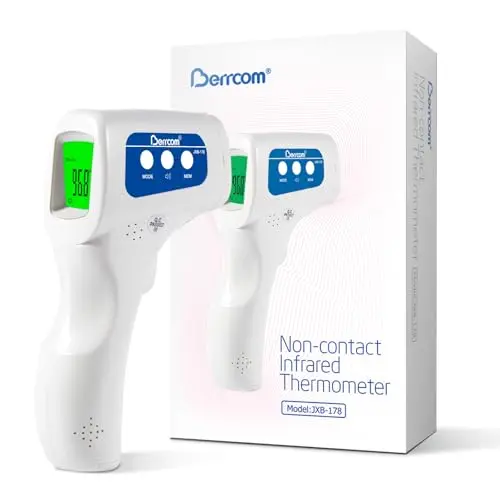 Berrcom budget forehead thermometer for babies and family use