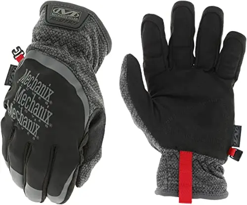 Mechanix Wear ColdWork FastFit winter work gloves showing flexible design and grip pattern