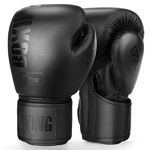 FIVING Boxing Gloves in black with widened wristband