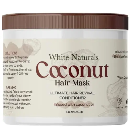 Organic Coconut Hair Mask for growth and volume