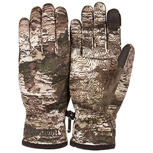 Huntworth Macomb waterproof hunting gloves in camouflage pattern
