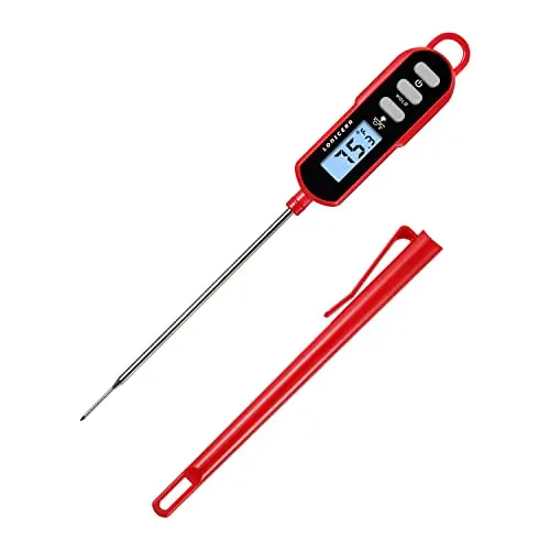 Lonicera digital thermometer with backlit display showing temperature reading
