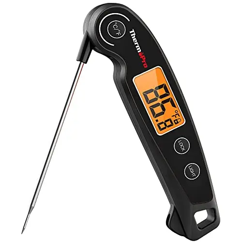 ThermoPro TP605 black digital meat thermometer with probe