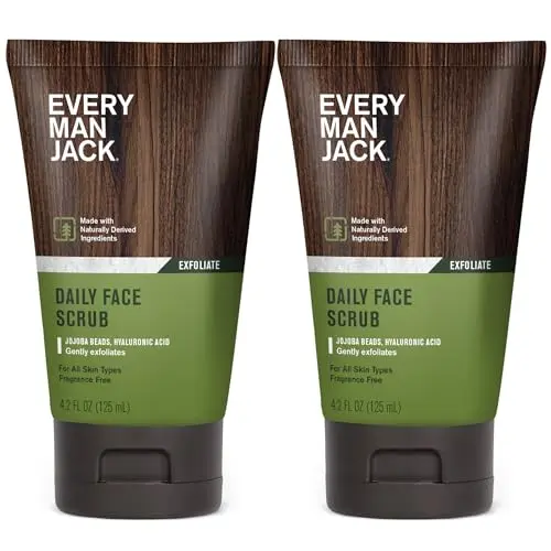 Every Man Jack Gentle Exfoliating Face Scrub twin pack