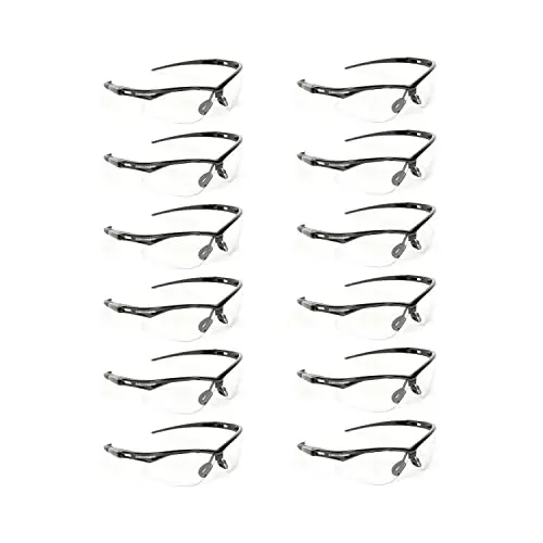 Malta Dynamics APEX safety glasses in clear with anti-fog protection