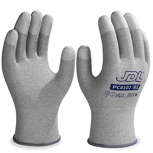 JDL ESD work gloves with carbon fiber for PC building