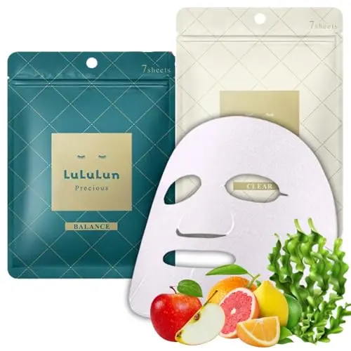Lululun 14-sheet anti-aging face mask with rose extract