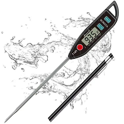 BOMATA digital water thermometer with waterproof body and long probe