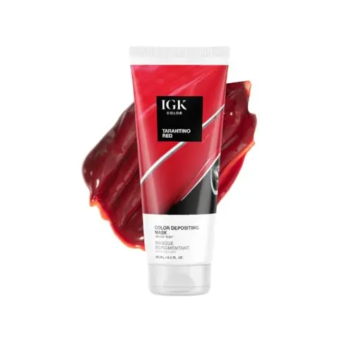 IGK Color Depositing Mask in Tarantino Red shade