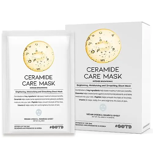 #OOTD Ceramide brightening sheet mask for pigmentation and hydration