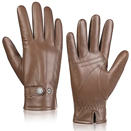 MAGILINK genuine sheepskin leather gloves with 3M Thinsulate insulation