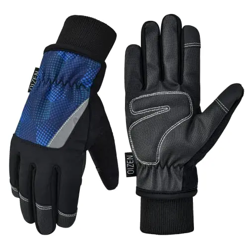 OIZEN winter work gloves with C40 3M Thinsulate insulation