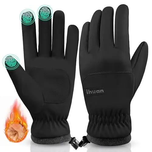 ihuan waterproof ski gloves for men and women