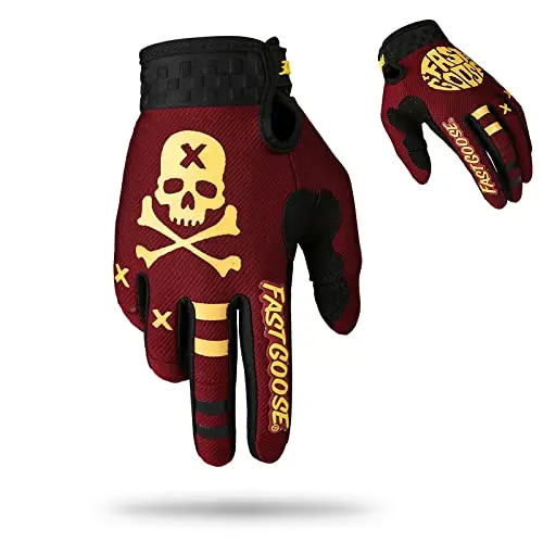 FASTGOOSE motocross gloves with stretch lycra and anti-slip palm