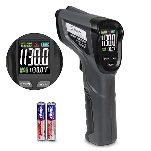 Etekcity Lasergrip 1260 infrared thermometer with color LCD display