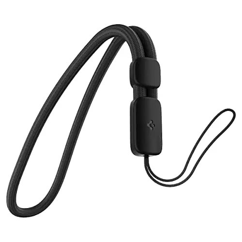 SPIGEN universal adjustable wrist lanyard for AirPods Pro 2 in dark black
