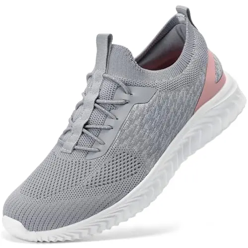 STQ women's slip-on walking shoes for nurses with arch support