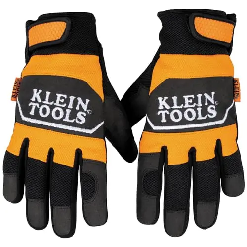 Klein Tools Thinsulate lined thermal winter work gloves with padded palms
