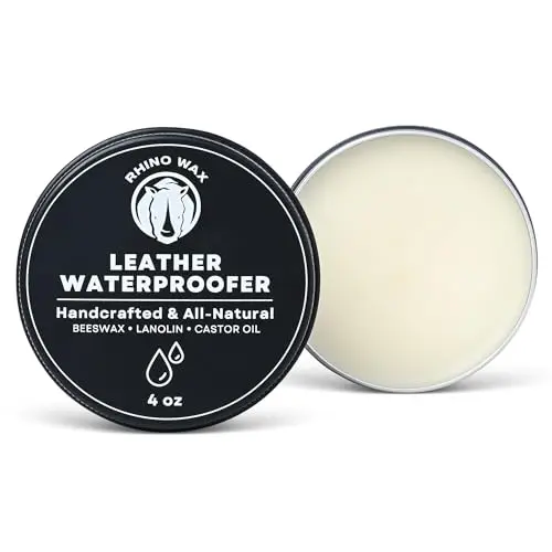 Rhino Wax leather waterproofing treatment