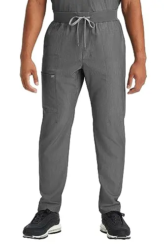 Fabletics men's intake scrub pants with semi-slim fit and pockets