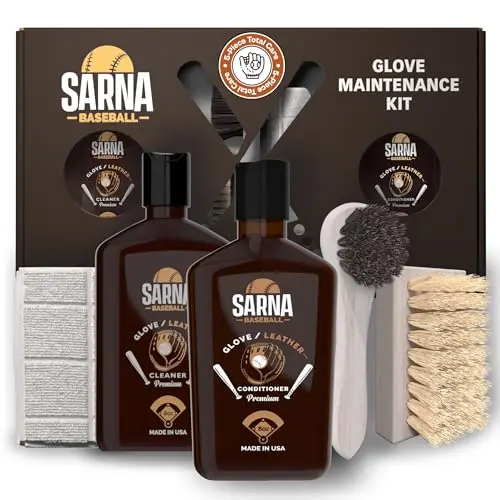 Sarna glove conditioner kit for baseball leather maintenance