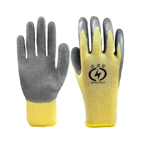 PenRux electrical insulated gloves with rubber palm for grip and safety