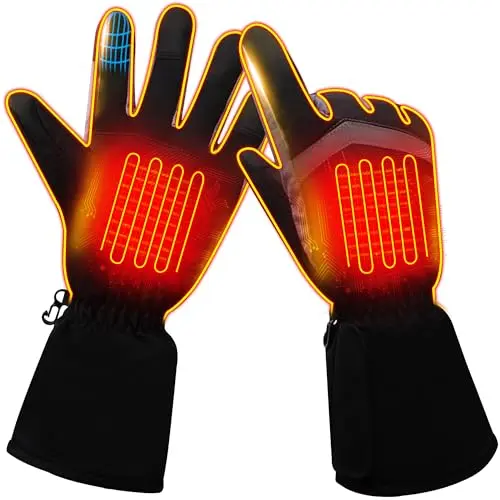 IFWATER USB heated gloves with battery case